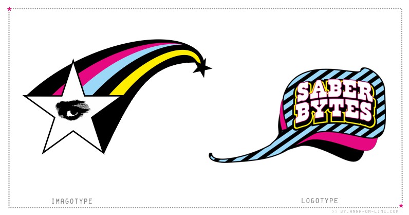 Danny Saber Logotype and Imagotype