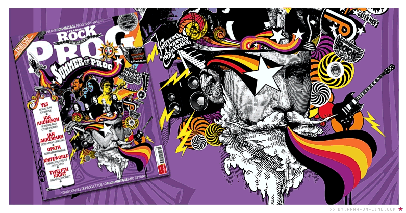 Magazine cover for ROCK PROG