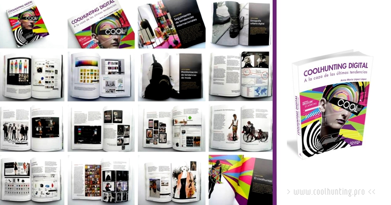 Graphic identity for the book project Coolhunting digital